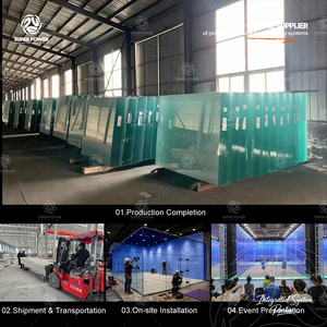Salle de <span class=keywords><strong>squash</strong></span> panoramique entièrement vitrée sur mesure pour hôtel et villa privée, terrain de <span class=keywords><strong>squash</strong></span> haut de gamme entièrement vitré - Product Image 5
