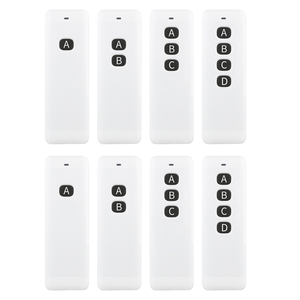 315MHz 433 MHz 4-tombol pemancar RF nirkabel kode tetap 433 MHz pengendali jarak jauh untuk pintu garasi - Product Image 1