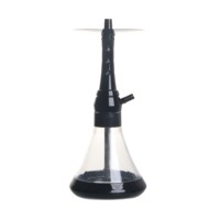 Chicha en acrylique au design unique, en promotion directe usine, avec tuyau en silicone simple de haute qualité, ensemble complet avec bol en silicone et gestion de la chaleur