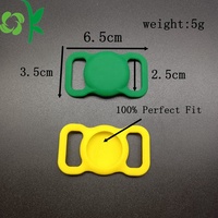 OKSILICONE Airtag Protector Case Holder Kompatibel mit Pet Dog Cat Collar für Air Tag Case Hot Sale Silikon Solid 500 Stück/Farbe