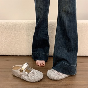 Zapatillas tipo pantufla, Zapatos de pesca, Sandalias Baotou, Transpirables, Suela gruesa, Aumento de altura interior, Bocon - Product Image 4