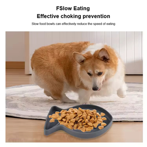 ชามให้อาหารสัตว์เลี้ยงชามอาหารสุนัขเลียสำหรับอาหารสุนัขและแมวแบบพกพาที่กำหนดเอง - Product Image 4