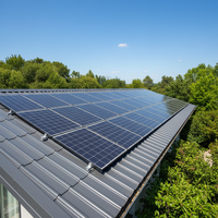 Panneau solaire monocristallin PERC à demi-cellules 420W haute efficacité, service OEM