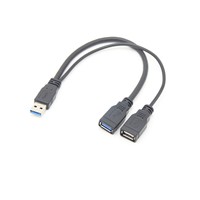 Câble USB 3.0 personnalisé à angle droit à 90 degrés Cordon de câble d'extension de données Micro USB Type B