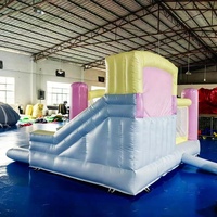 Maison de rebond gonflable commerciale château rebondissant château gonflable fête maison de rebond gonflable avec piscine et toboggan
