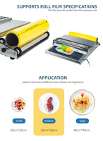 Machine d'emballage sous film alimentaire de haute qualité, durable, facile à utiliser, pour l'emballage de la nourriture fraîche, des plats rapides, de la viande, des légumes, des fruits, des plateaux