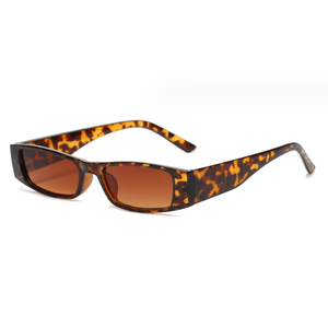 Fashion Narrow Frame <strong>Sunglasses</strong> Small Rectangle Glasses <strong>Retro</strong> UV400 Sun Glasses Vintage Square Eyewear - Product Image 2