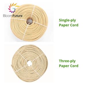 Высокопрочный крученый датский бумажный шнур 2-6 мм для плетения мебели и рукоделия - Product Image 2