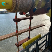 Échelle de pilotage professionnelle en bois Boyuan pour bateaux et navires marins, 6M, 9M, 10M, 12M, 15M, avec corde d'accès