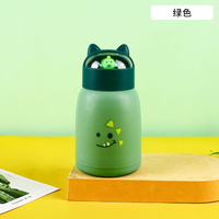 L11 Bouteille d'eau en verre 360ML Creative Portable Cartoon Animals Cute Cat Duck Pattern Handy Glass Tumbler Cup for Students Gift
