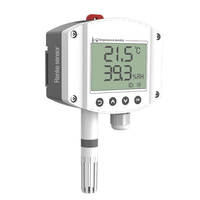 Sensor Suhu dan Kelembapan Akurasi Tinggi RS485 4-20mA 5V 10V Transmitter Suhu dan Kelembapan untuk Pemantauan Industri