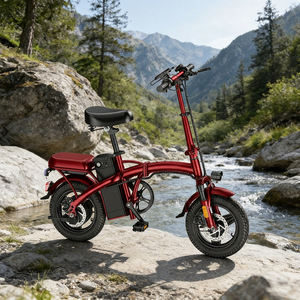Vélo électrique pliable 48V Max 40KM pour adultes, moteur arrière sans balais 400W, cadre en aluminium, frein à disque, 3 vitesses, batterie lithium, vélo de ville électronique - Product Image 6