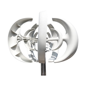 Nuevo Diseño Lámpara Farol Generador Eólico Portátil de Eje Vertical con Doble 5 Aspas 12V 24V SR-800W - Product Image 4