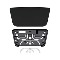 EXtremeRate - Pièce de rechange personnalisée noire pour pavé tactile de manette PS5 - BDM-010/020/030/040/050