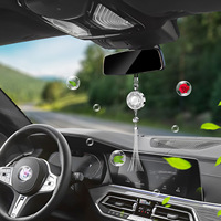 Diffuseur de parfum de voiture suspendu motif européen, ornement de luxe pour l'intérieur de la voiture, coffret cadeau pour l'exportation