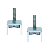 Collier de serrage universel personnalisé pour bride de conduit Colliers de serrage en acier galvanisé zingué pour pièces de fabrication cvc