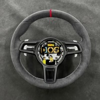 Volant sport en carbone noir brasé pour Porsche 997 991, nouveau modèle 992, version sport 08-15, 997.2 991.1