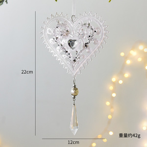 Luxury Crystal Clear Acrylic Christmas Ornaments Shatterproof Transparent <b>Xmas</b> Hanging Pendant Bauble Boutique Holiday Gifts - Product Image 5