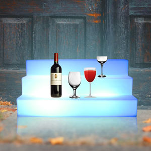 Nuovo isolato LED di plastica Bar mobili vino e Champagne secchiello per il ghiaccio per uso alberghiero - Product Image 5