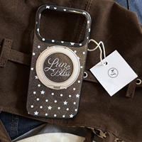 Coque de téléphone portable anti-chute avec impression d'étoiles scintillantes IMD, support extérieur pour iPhone 18 Pro Max, support à 360 degrés, anti-rayures, ODM