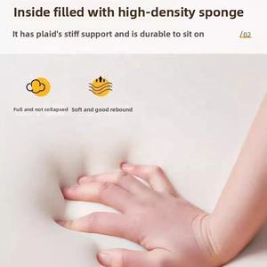 आधुनिक क्रीम-शैली के कपड़े बच्चों की सोफे के साथ आधुनिक क्रीम-शैली कपड़े बच्चों की सोफे कुर्सी - Product Image 6