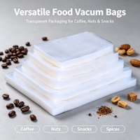 Sacs sous vide personnalisés OEM, imprimés, thermoscellables, transparents, pour la transformation et l'emballage des aliments