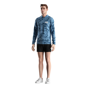 Camiseta Premium con Capucha para Hombre, Protección Solar, Paneles de Malla Duraderos, Ideal para Pesca durante Todo el Día - Product Image 5
