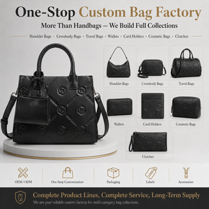 <span class=keywords><strong>Sac</strong></span> à <span class=keywords><strong>main</strong></span> de luxe pour femme YIKU, en <span class=keywords><strong>cuir</strong></span> végétalien noir gaufré hexagonal, avec logo personnalisé, quincaillerie argentée, fabrication usine depuis 20 ans, MOQ 100 - Product Image 6