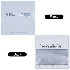 定制聚酯薄膜袋金属箔塑料小袋化妆品化妆包装袋粉色塑料袋 - Product Image 1