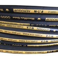 Selang Hidrolik Karet Spiral Kawat Baja 4 Ply EN856 4SH 4SP EATON untuk Excavator