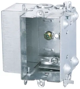 3x2インチ1804-LH金属製取り付け電気ボックス
