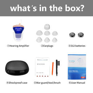 CIC alat bantu dengar tidak terlihat massal, untuk alat bantu dengar ringan amplifier Digital pengiriman cepat untuk <span class=keywords><strong>distributor</strong></span> perangkat medis - Product Image 6