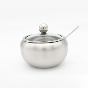 Juego de Azucarera y Jarra para Crema de Acero Inoxidable, Diseño Moderno y Ecológico para Hoteles, Cafeterías, Buffets, Cocina y Hogar - Product Image 1