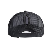 Casquette unisexe WoZhen rose unie personnalisable avec filet en polyester/coton réglable toutes saisons