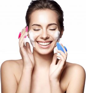 Hot Sale <b>Face</b> Cleansing Brush Skin <b>Scrubber</b> Silicone Makeup Cleaner Brush for Beauty Tools - Product Image 3