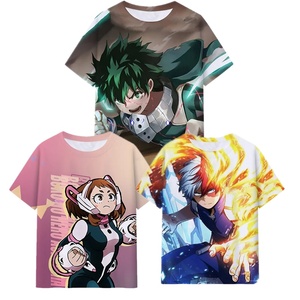 35 Stili T-shirt in Seta di Latte My Hero Midoriya Izuku <span class=keywords><strong>Bakugou</strong></span> <span class=keywords><strong>Katsuki</strong></span> per Donne, Uomini e Bambini - Product Image 1