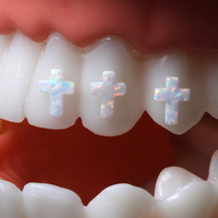 Meilleures ventes : Pierres précieuses minérales opale de feu de forme croix 4x5.3mm, créées en laboratoire, pour dentifrice, 92 couleurs disponibles avec traitement thermique
