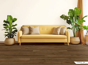 YISHERN Design industriel Film de sol en PVC à grain de bois Non collant et Non adhésif Revêtement de sol décoratif en bois imperméable - Product Image 3