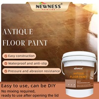 Revêtement de sol en résine époxy transparente pour sol en béton anti-poussière, peinture époxy pour sol et sol métallique