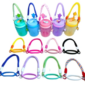 Water Bottle Accessories Strap Holder Crochet Cup Ring for <strong>Tupperware</strong> Water Bottle Carrying Sleeve Stanl Lanyard - Product Image 1