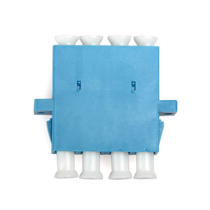 Bộ chuyển đổi sợi quang 4 lõi LC UPC Quad duplex với vật liệu ABS và bảo hành 5 năm cho việc sử dụng Viễn thông mạng FTTH - Product Image 5