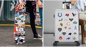 חם מכירה חמה מפקדים 50 מחשבים pvc עמיד למים מדבקות pvc nflצוותים תוססים קסדה מיקום ויניל קבוצת כדורגל - Product Image 5