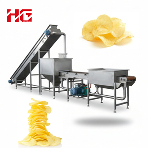 Nouvelle ligne de <span class=keywords><strong>frites</strong></span> fraîches coupées, ondulées et circulaires, multi-équipements pour la fabrication de chips, en acier inoxydable 304, 250 kg/h - Product Image 2