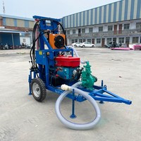 Foreuse de puits profonds EB200 pour l'eau, machine de forage de puits de 200 m