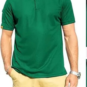 Polo pour homme élégant à col, respirant et doux, en 95% polyester et 5% élasthanne, couleur unie, pour le sport et le golf au quotidien - Product Image 5