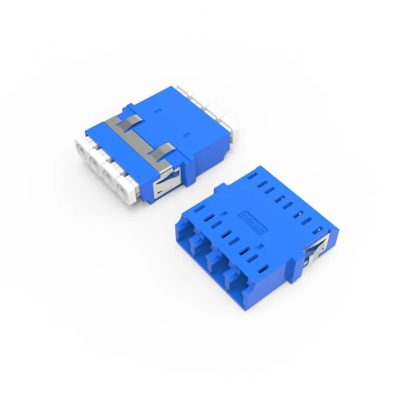 LC/APC LC quad senza orecchio FTTH connettore in fibra ottica Otrans quad adattatore in fibra ottica accoppiatore ottico