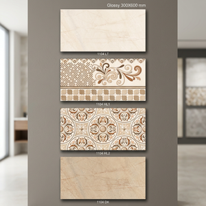 Offre Spéciale de Dubaï 30x60cm 300x600mm Poli Gris Céramique Décoratif 12x24 Carreaux Muraux Meilleure Qualité Fabriqué en Inde - Product Image 5