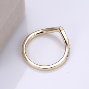 Joyería Messi MSR-1088 Anillos de Oro Personalizados con Moissanita para Mujer - Product Image 3