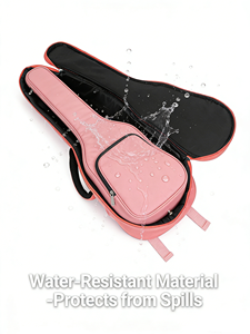 Estuche para Guitarra con Logotipo Personalizado, Funda Acolchada para Guitarra Acústica, Bolsa de Transporte Duradera de Tela Oxford para Bajo, Ukelele, Instrumentos Musicales - Product Image 3