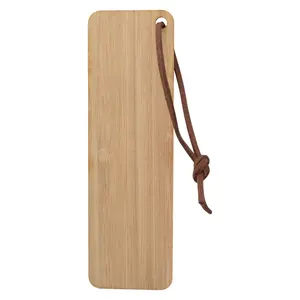 Bamboo Faux <b>Leather</b> <b>Bookmark</b> sustainable merchandising - Product Image 1